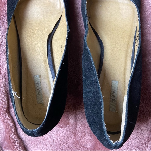 Black Suede Kimchi Blue Kitten Heels Urban Outfitters Size 8.5 - Picture 6 of 7